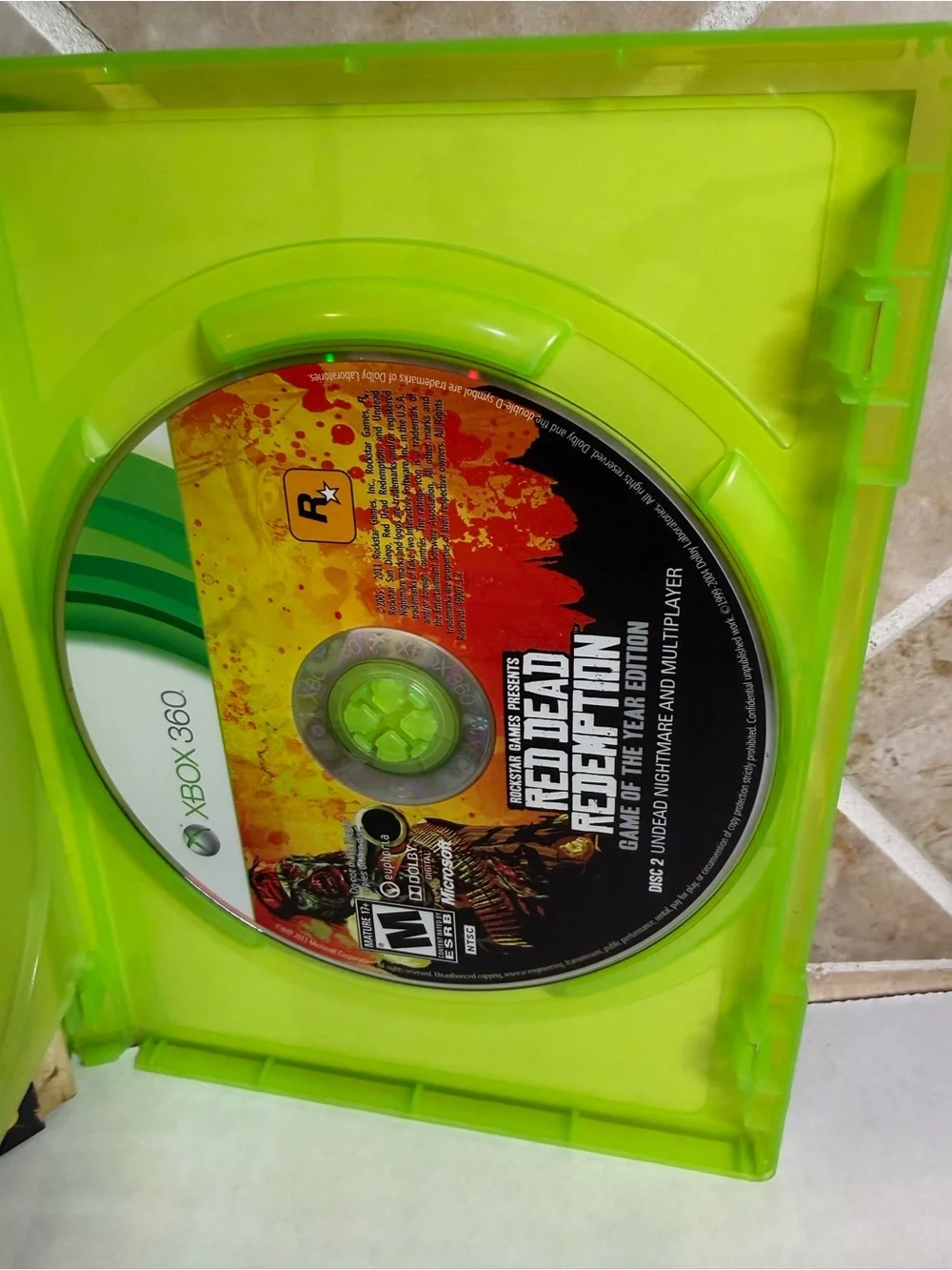 Red Dead Redemption Game of the Year Edition Xbox 360 GOTY 2 Disc Complete